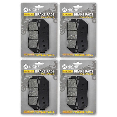 #ad Brake Pad Set for Indian Scout 2205849 Front Semi Metallic Motorcycle 4 Pack