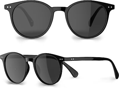 #ad Trendy Round Sunglasses Classic Retro Designer Style UV400 Protection