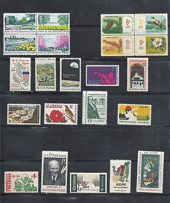 #ad 1969 Commemorative Year Set US Mint Never Hinged Stamps