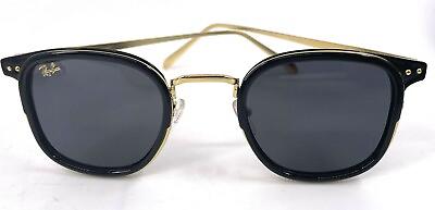 #ad Vintage Classic Ray Ban Sunglasses Women#x27;s W54SD Gold Frame Round Case Excellent