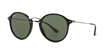 #ad Ray Ban ROUND FLECK RB 2447 Black G 15 Classic Green 901 Sunglasses