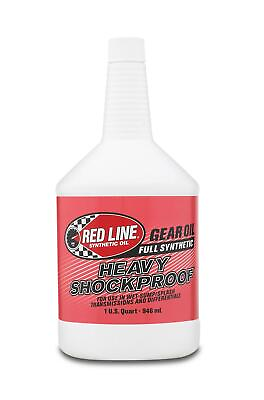 #ad Red Line Fully Synthetic Heavy Shock Proof Gear Oil 1 Quart 58204
