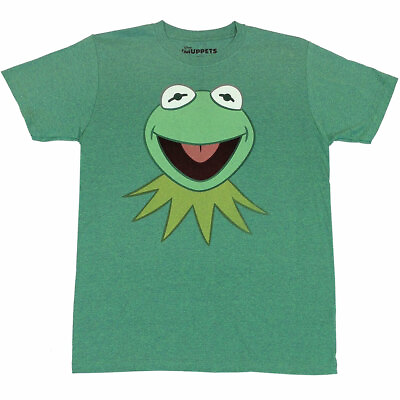 #ad Muppets Kermit The Frog Face T Shirt