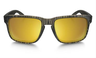 #ad Oakley Holbrook Sunglasses OO9102 99 Jungle Square Yellow Iridium Non Polarized