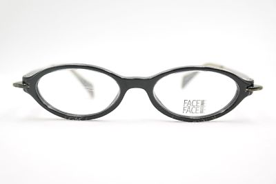 #ad Face a Face Canto Col. 110 49 17 140 Black Oval Glasses Frames New