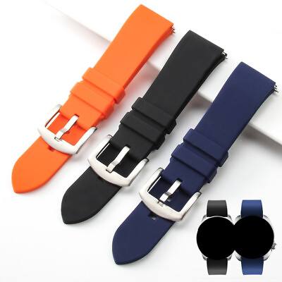 #ad Premium Quality Bracelets Silicone Watch Strap Band Universal18 19 20 21 22 24mm