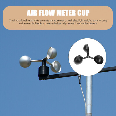 #ad High Precision Wind Gauge Cup Anemometer Cup for Wind Speeds Meter