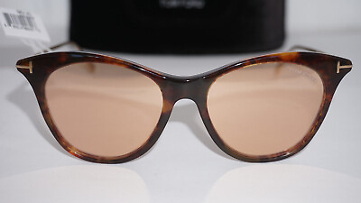 #ad TOM FORD New Sunglasses Micaela Havana Gold Pink TF662 55G 53 17 145