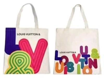 #ad Authentic Louis Vuitton LV Canvas Tote Bag Limited Edition Shenzhen Exhibition