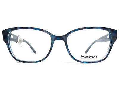 #ad Bebe Eyeglasses Frames BB5148 400 BLUE ANIMAL Square Tortoise 52 16 135