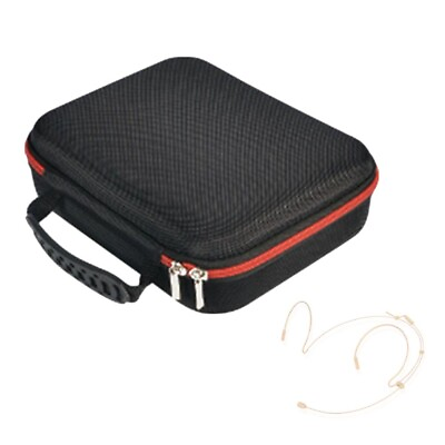 #ad Anti fall Portable Microphone Case Lavalier LapelEVA Carrying Hard Bag Storage