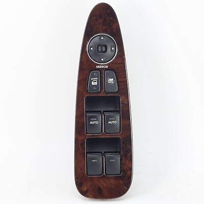 #ad 09 12 Hyundai Genesis Driver Side Door Master Power Window Switch Control Panel