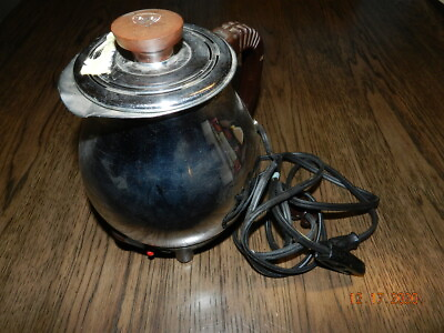 #ad Vintage 1950#x27;S 1960#x27;S Knapp Monarch Redi Hot Coffee Tea Cocoa Pot