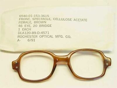 #ad USS 6540 01 153 3615 Classic Horn Rimmed Eyeglasses Frame Size: 46 Eye 20 Bridge