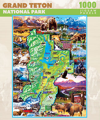 #ad MasterPieces Grand Teton National Park 1000 Piece Jigsaw Puzzle
