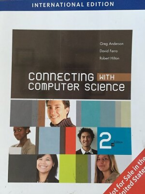 #ad Connecting with Computer Science Introduction to CS Anderson Greg Ferro ...