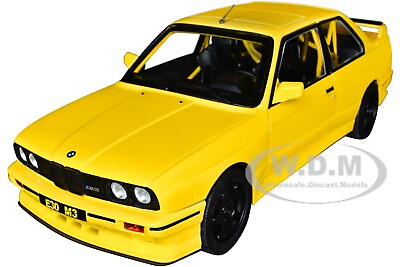 #ad 1990 BMW M3 E30 DAKAR YELLOW “STREET FIGHTER” 1 18 DIECAST MODEL SOLIDO S1801513