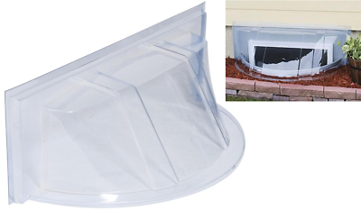 #ad Window Well Cover Round Bubble Economy 39 in. W x 17 in. D x 15 in. H 1 Pack