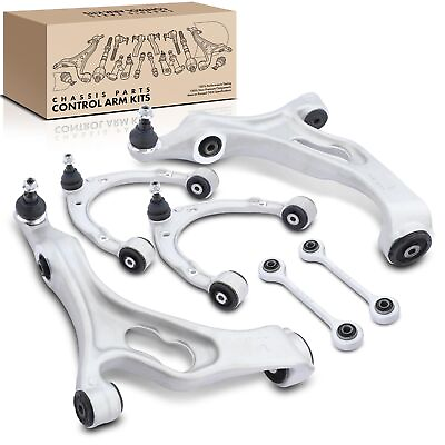 #ad 6x Front Control Arm w Ball Joints Sway Bar Link for Porsche Cayenne VW Touareg