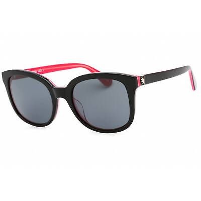#ad Kate Spade Women#x27;s Sunglasses Black Rectangular Plastic Frame GWENITH S 0807 IR