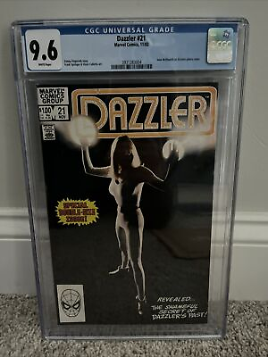 #ad DAZZLER #21 CGC 9.6 Marvel 1982 Photo Cover
