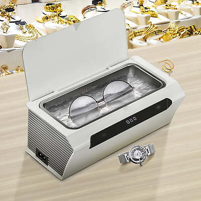 #ad Ultrasonic Cleaner Ultrasound Cleaning Machine 500ML White for Jewelry