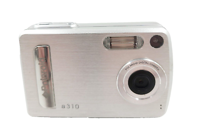 #ad Polaroid A310 Digital Camera Silver * CAMERA ONLY * WORKS