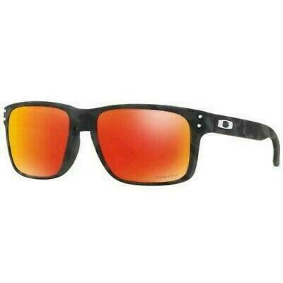 #ad Oakley Holbrook Black Camo Prizm Ruby Men#x27;s 55mm Square Sunglasses