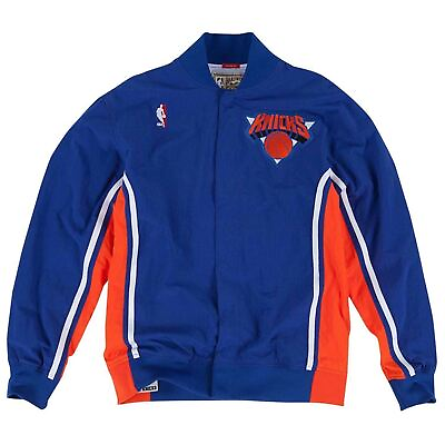#ad Mens Mitchell amp; Ness NBA 1992 93 Authentic Warm Up Jacket New York Knicks