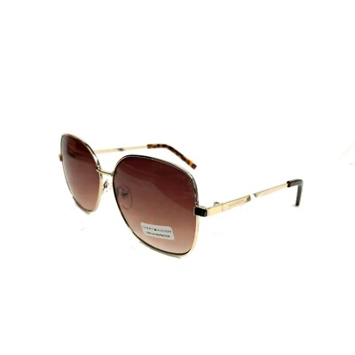 #ad Tommy Hilfiger ESMERALDA Brown Gold Women Authentic Sunglasses Gift Idea 880 NEW