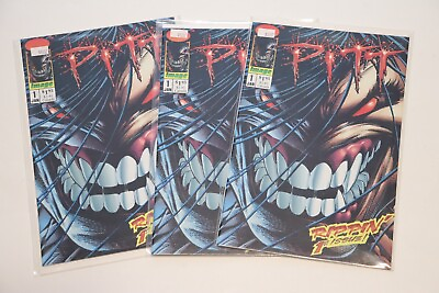 #ad Pitt 1993 #1 Lot of 3 Image Comics 1st Full Appearance of Pitt