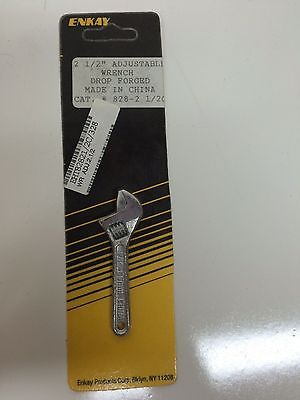 #ad 2 1 2quot; ADJUSTABLE WRENCH DROP FORGED 6PCS ENKAY 828 2 1 2C LL1824