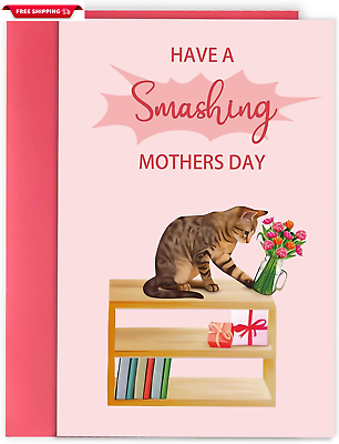 #ad Cute Mothers Day Card from Cat Best Cat Mom Mothers Day Gifts for Cat Lovers Ow