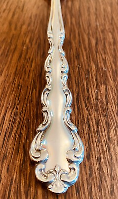 #ad Oneida Community Silver Plate Modern Baroque 4 Place Oval Spoons 6 7 8quot;