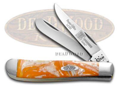 #ad Case xx Mini Trapper Knife Tennessee Orange Genuine Corelon 1 500 Pocket 9207TN