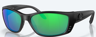 #ad Costa Del Mar Fisch Blackout w Green Mirror 580P LENS Sunglasses