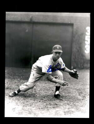#ad Clem Labine Hand Signed 8x10 Photo Autograph Brooklyn Dodgers