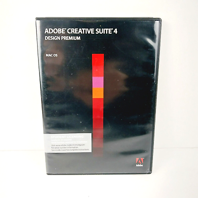 #ad Adobe Creative Suites 4 Design Premium 2 Disc Installer For Mac OS w Serial No.