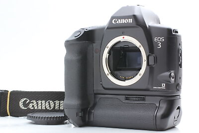 #ad Near MINT w Strap Canon EOS 3 EOS 3 HS 35mm SLR Film Camera Body PB E2 JAPAN