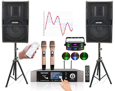 #ad Complete Karaoke System 3500W Digital Control by Iphone IPad amp; Android PC