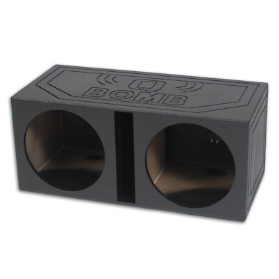 #ad QPower QBOMB Dual 15″ 15 inch Slot Ported Vented Empty Sub Woofer Enclosure Box