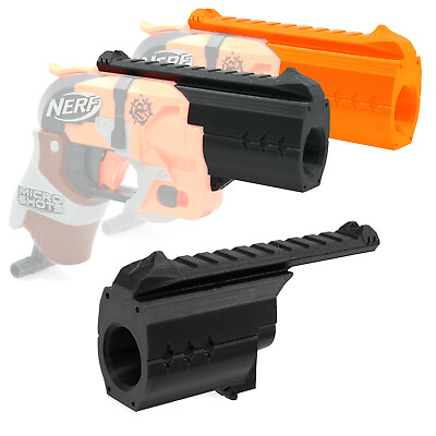 #ad AK Blaster MOD Barrel Tactical Rail Kit for Nerf Micro Hammershot Modify Toy