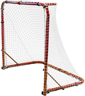 #ad Park amp; Sun Sports Street Ice Hockey Goal with Folding Steel Frame and Nylon