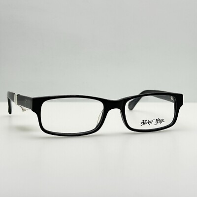 #ad Steven Tyler Eyeglasses Eye Glasses Frames ST407 BLK 54 18 145 Aerosmith