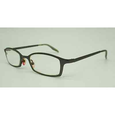 #ad Gunmetal Grey Men#x27;s Bellagio Rectangular Eyeglasses Frames Frame Eye Glasses