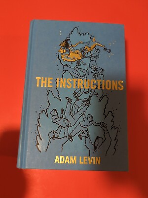 #ad The Instructions Hardcover By Levin Adam Rare HTF Blue Gold Cover