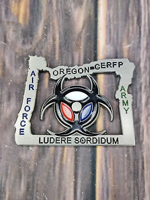 #ad Oregon CERFP CBRNE Nuclear WMD Response Team NEST NBC US Challenge Coin