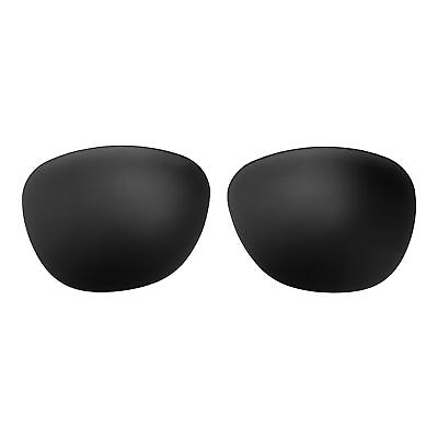 #ad New Walleva Black Polarized Replacement Lenses For Maui Jim Ocean Sunglasses