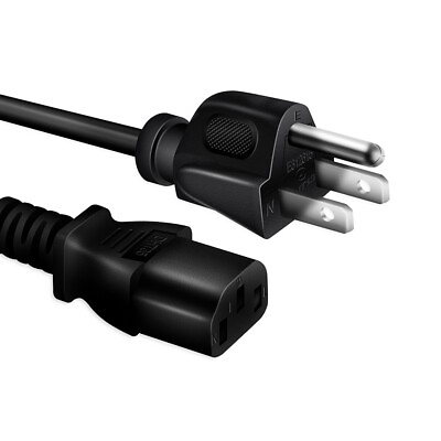 #ad UL 6ft 3 Prong US Plug AC Power Cord Cable For LG TV Model 42CS570 55LW5600