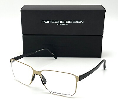 #ad PORSCHE DESIGN P8313 Gold Demo Lens 54mm Eyeglasses